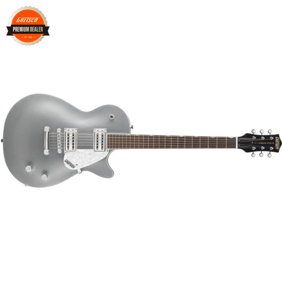 Gretsch G5425 Electromatic Jet Club Solid Body Silver Top with Black Back