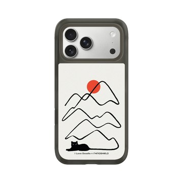 iPhone 17 Pro Max AirX 本質黑 - ilovedoodle (Lim Heng Swee) - Cat Landscape - Tail 貓咪尾巴