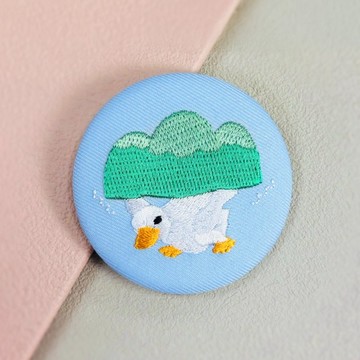 【諧音生物系列】鴨力山大 | 刺繡開瓶器