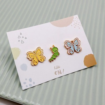 Mothering Sunday 歲月靜好 蝴蝶 耳針 耳夾