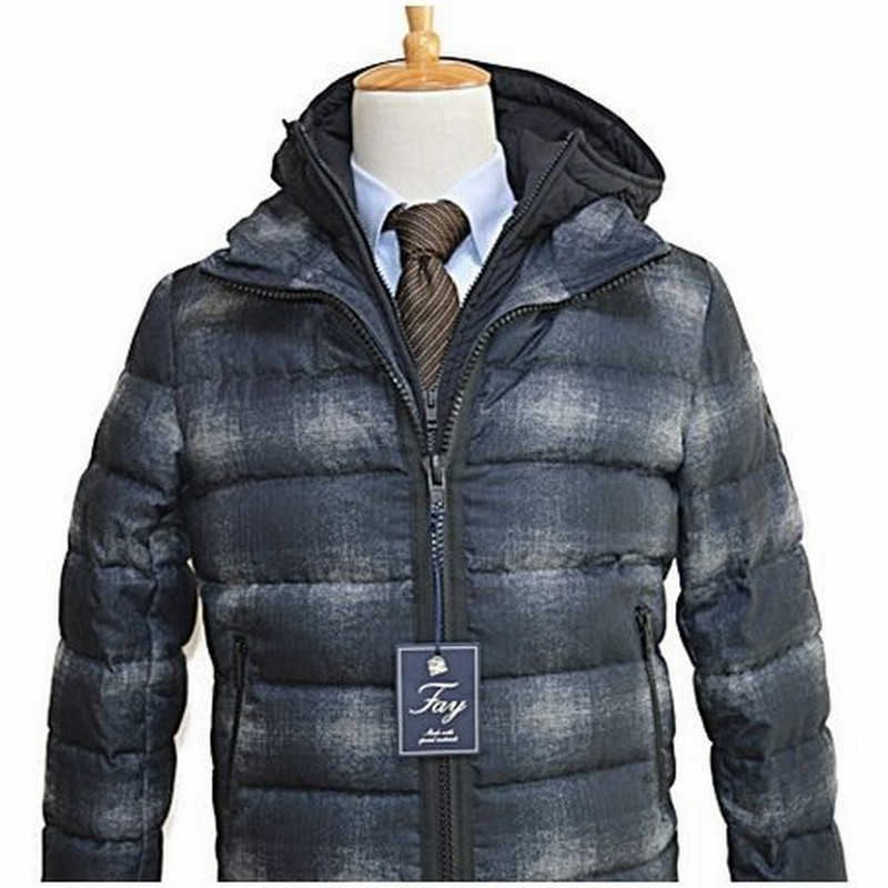 フェイ 未使用品 メンズ ダウンジャケット フード付き Tod S グループ 定価104 517円 Fay 税込 通販 Lineポイント最大0 5 Get Lineショッピング