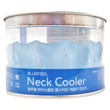 BLUEFEEL 冰心 涼感脖圍 輕盈版  瞬間涼感18℃  耐久  防爆  無毒  好洗  90g  藍色  1條