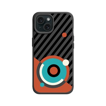 iPhone 15 SolidX 黑 - NASA - Helix Nebula - Bauhaus Style