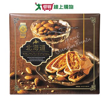 丸三北海道杏仁焦糖味脆餅禮盒(大)【愛買】