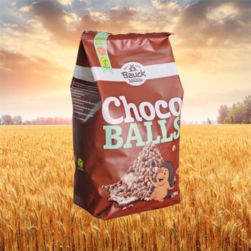 【德國BauckMühle】寶客無麩質巧克力早餐球 (300g/包)(無蛋奶) 3包入