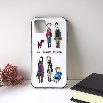 【強化玻璃 iPhone 手機殼】my fashion