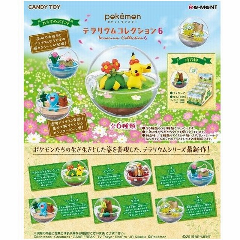 ポケットモンスター テラリウムコレクション6 Box 6個入 1boxで全種揃います 送料無料 通販 Lineポイント最大0 5 Get Lineショッピング