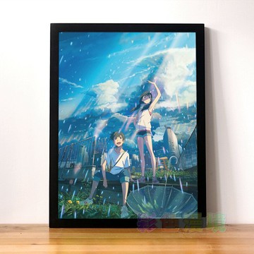 天氣之子 新海誠 周邊 海報壁畫 掛畫 送男女友U 朋友生日禮物