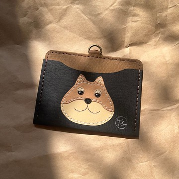 紙雕證件套 悠遊卡套-柴犬