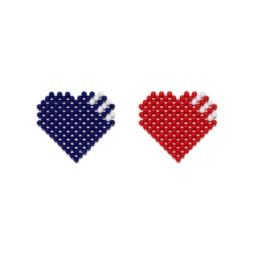 【日貨代購CITY】2025SS HUMAN MADE HEART BEADED COASTER 愛心 串珠 杯墊