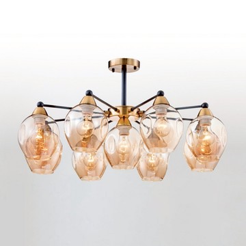 E27 工業風半吸頂九燈 B188-53-12-1971