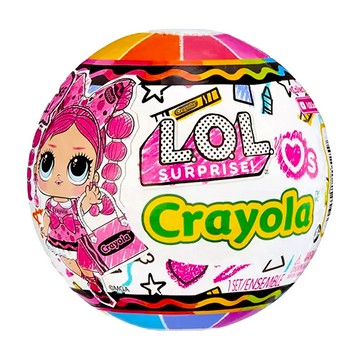 MGA Entertainment LOL驚喜繪兒樂寶貝 隨機出貨 - 趣味驚喜 激發無限想像力  顏色隨機  1個