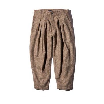 日系高端glam立體剪裁寬松休閑棉麻質感粗布復古秋款長褲同款
