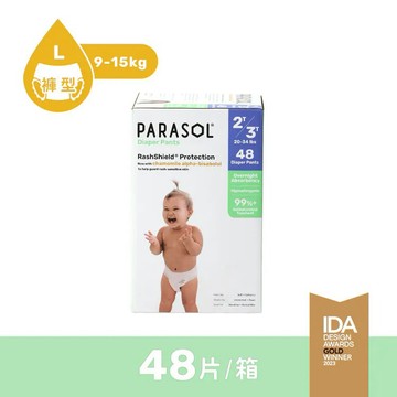 【進化版】PARASOL Clear+Dry® 新科技水凝果凍褲(彩盒組)【四箱贈2包濕巾六箱贈4包濕巾】