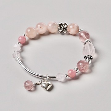 開運系列--桃花貴人款 | 粉晶*草莓晶*櫻花瑪瑙*紅紋石