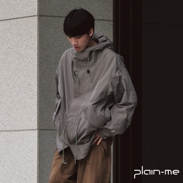 plain-me 軍風 連帽外套 風衣 冬天外套 [PLN1141-242]