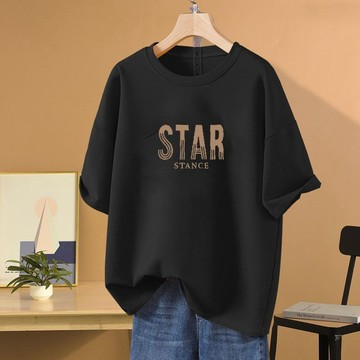 5XL 大尺碼短袖 純棉短袖 T恤女 夏季上衣 寬鬆上衣 情侶裝 遮肚上衣 大碼女裝 顯瘦上衣 女生短袖 韓版t恤 短t