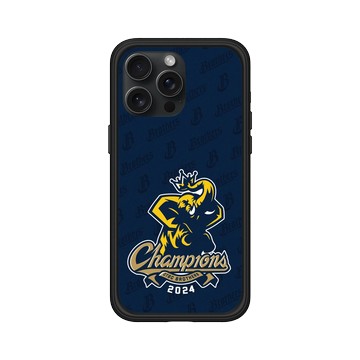 iPhone 15 Pro Max Mod NX 黑 - 職棒-中信兄弟 Brothers - 2024總冠軍紀念款-王者之象(鋼鐵藍)