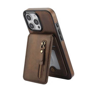 適用iphone16手機殼蘋果15pro Max手機插卡皮套14plus分體磁吸拉鏈卡包可支架13無線充電保護殼