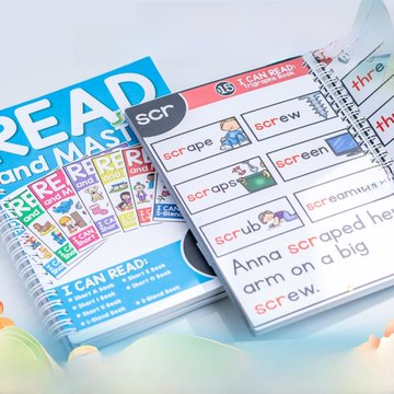 自然拼讀15Set單詞句子英語進階啟蒙DIY牛津自然拼讀支持點讀卡冊