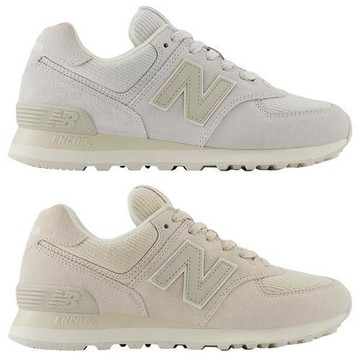 New Balance 574 休閒鞋 女鞋 復古 麂皮 淺灰/米杏 WL574CBU-B/WL574CBG-B