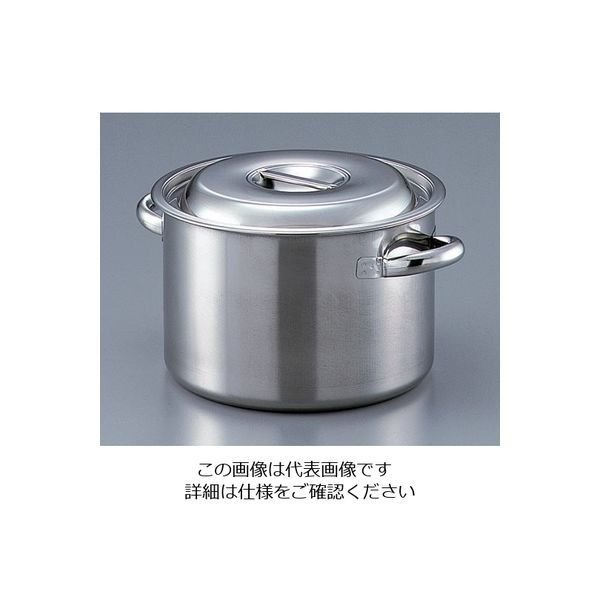 大屋製作所大屋製作所 浅型ストックポット 13L 30 1個 4-5621-02（直送品）