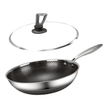 新升級316不鏽鋼健康炒鍋 34cm 含鍋蓋  1組