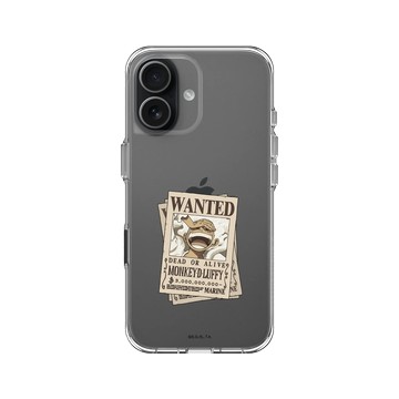 iPhone 17 Clear Case（相機按鈕） 透明 - 航海王 One Piece - 懸賞單系列 -Luffy Gear 5