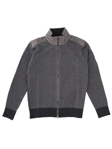 belstaff "kelby" cardigan with zipper