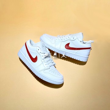 【逢甲 FUZZY】 Air Jordan 1 Low University Red 白紅 紅勾 AO9944-161