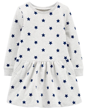 Toddler Long-Sleeve Cotton Dress