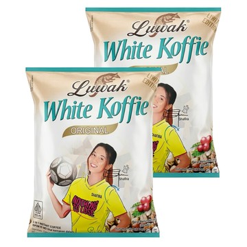 Kopi Luwak White Koffie 三合一即溶白咖啡 原味 包裝款式隨機  20g  18包  2袋