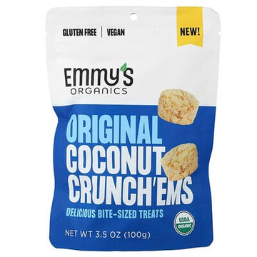 Emmy's Organic Cookies, 原味椰子脆片，3.5 盎司（100 克）