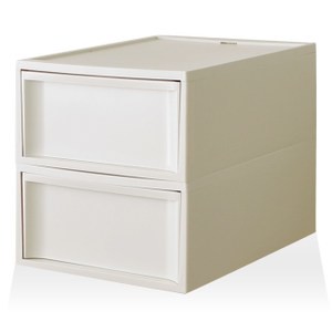 【RISU】北歐風堆疊抽屜櫃組(加大版) M -白色