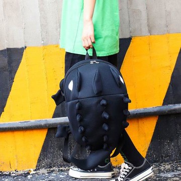 新款創意個性摩托車包機車包騎行頭盔包背包蜥蜴變色龍恐龍雙肩包