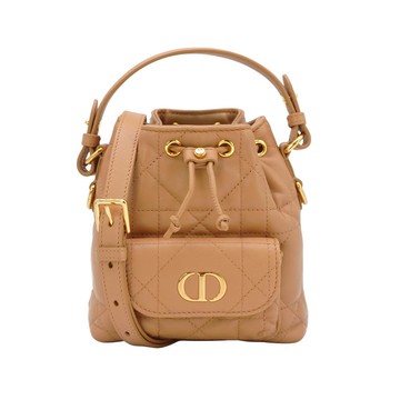 Dior Caro 羊皮迷你斜背水桶包