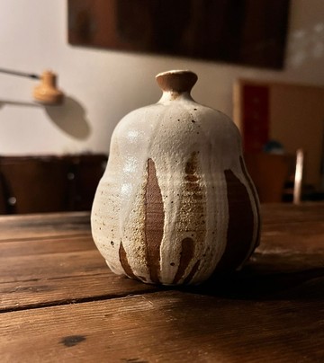 流白 葫蘆娃 花器 花瓶 | 陶器皿