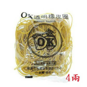【史代新文具】OK #30∮0.3Cm橡皮圈4兩/對折12.5cm(特大)