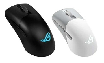 【送鼠墊】【享最高折300】ASUS 華碩 ROG Keris Wireless AIMPOINT 黑色/白色/電競光學滑鼠/90MP02N1-BMUA00/90MP02V0-BMUA10