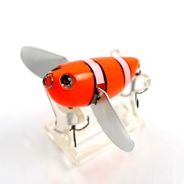 Sasaki太空爬行者水面蟬 鋁合金翅膀 路亞水花激盪仿真波爬  1個