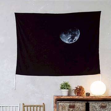 Black Moon-壁幔Wall Tapestry-牆壁裝飾 居家佈置 禮物 家飾掛畫