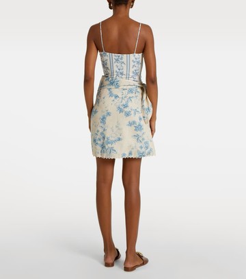 Agua by Agua Bendita Agustina printed linen beach cover-up