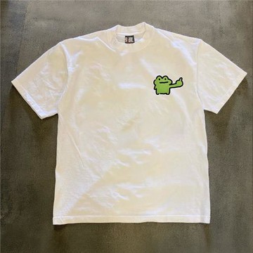 搞錢做慈善 3A260克重磅純棉！美式潮牌短袖防曬服男女寬松上衣