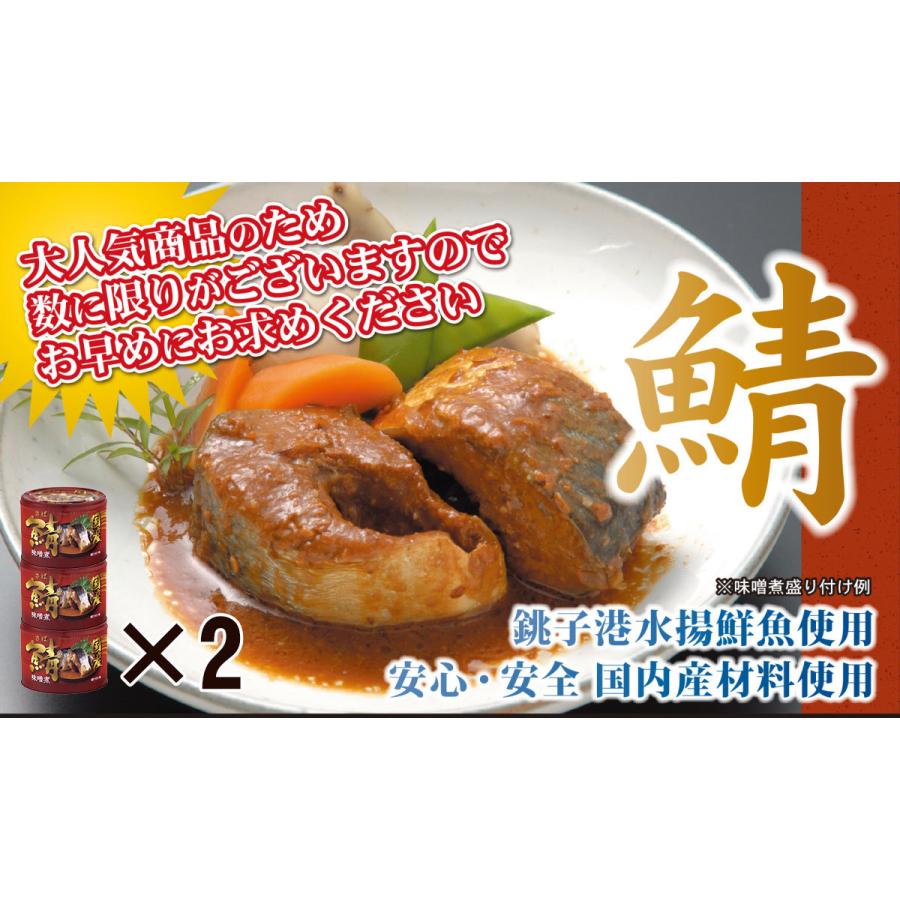 信田缶詰　さばの味噌煮缶詰 (190g)3缶セット×2セット