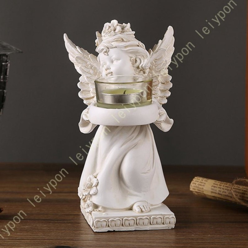 ✞天使ペアキャンドルホルダー　アンティーク調 ✞天使ペアキャンドルホルダー アンティーク調 【公式通販】