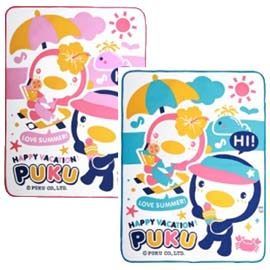Puku 藍色企鵝 幼兒印花防濕墊(藍/粉)【悅兒園婦幼生活館】