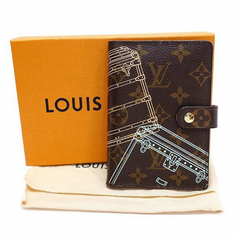 ルイヴィトン LOUIS VUITTON 手帳カバー モノグラム トランク