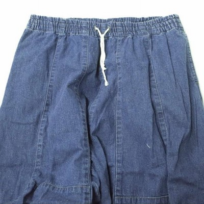 Needles x BEAMS BOY ニードルス 別注 H.D.PANT DENIM ヒザデルパンツ デニム 1 インディゴ イージーパンツ  ライトオンス ワイド lc31868 | LINEブランドカタログ