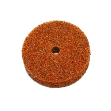 帶柄菜瓜布 50x10mm (4片+6mm柄) 2吋砂布輪 不織布輪 菜瓜布輪 帶柄不織布【95G4-6】  123便利屋