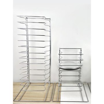 不銹鋼8層14層披薩烤盤架 篩網晾架 比薩烤網收納架冷卻架置物架